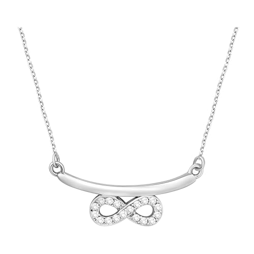 Collier pendentif infini SOFIA MILANI argent 925 et zircon, le cadeau idéal pour elle