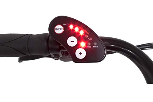 Denver Discovery E4000 E-Bike, City Bike mit 26 Zoll Rädern, Shimano 6-Gang-Schaltung für Damen, Schwarz
