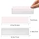 HAOBIN Etikettenhalter Selbstklebend Etikettenhalter Klein Zum Klemmen Transparent Visitenkarten Taschen Transparent Namensschild Etikettenträger Selbstklebend Für Regal Schubladen (24 Pcs)