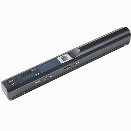 YQCXG Escáner portátil de Mano, escáner fotográfico HD de 900 PPP para Documentos A4, imágenes, páginas y Textos. Escaneo Plano. El escáner de Documentos Carga imágenes a la computadora