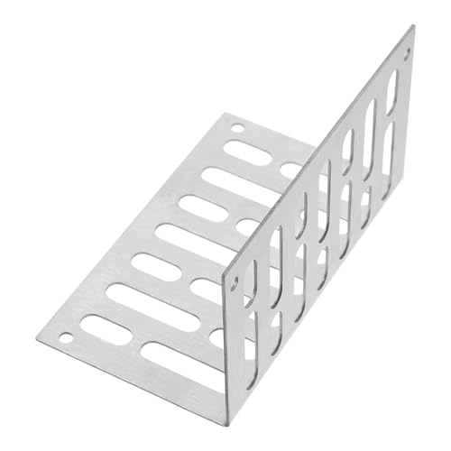Zerodeko Desagüe de Suelo Lateral en Forma de L 11x6,6x6,6 Cm Filtro Antibloqueo Acero Inoxidable Malla Flexible Plateado para Cocina Baño Ducha Sumidero Resistente y Fácil de Limpiar