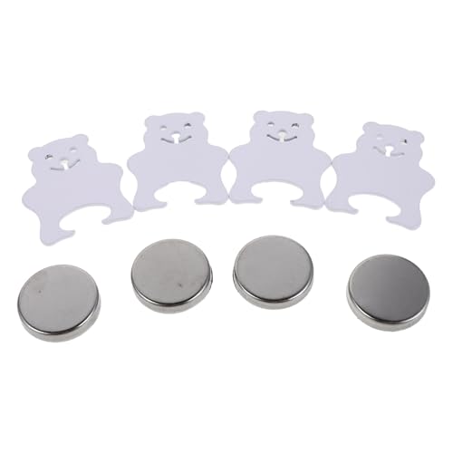 TOYANDONA 4 Pezzi Clip Fermatovaglia Magnetici in Acciaio Resistente Pesi per Tovaglia Multifunzione Fermatovaglia Calamita Decorativi per Tavolo da Interno ed Esterno Portatile e Resistente