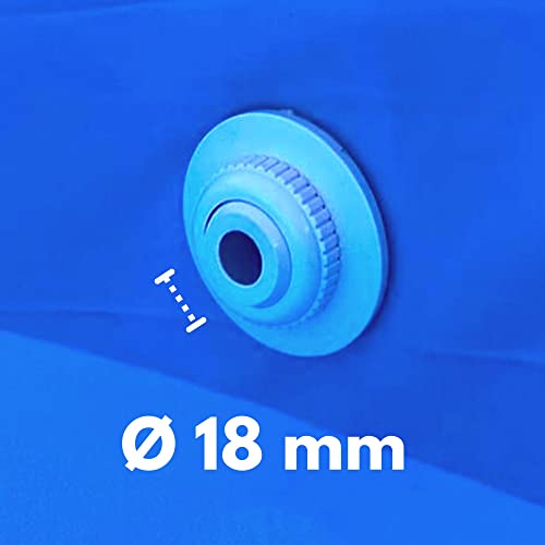 Amapool Inlet Nozzle 14 cm I Inlet Nozzle for Pool with Hose Nozzle 38/32 mm I Standard Pool Inlet Nozzle I Pool Nozzle Adjustable Nozzle I 32 mm and 38 mm Hose Connection I 14 cm Long - Image 4