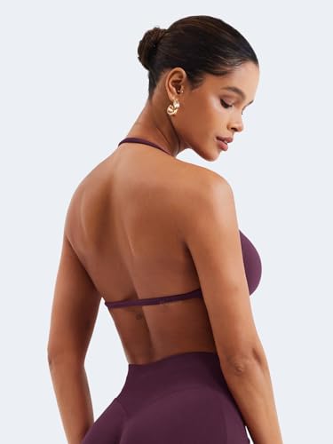 Image of VOYJOY Impact Strappy Bra Sports Bras for Women Basic Workout Gym Yoga Bra