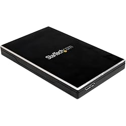 StarTech.com SAT2510BU32 - Caja de Disco Duro HDD 2.5´´ SATA Externo USB 3.0 Super Speed, Negro