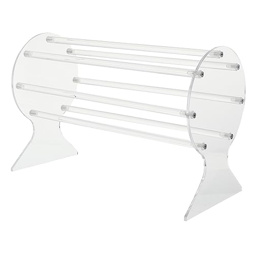 minkissy 1Pc Acrylic Scrunchie Holder Rack Compact Hair Tie Organizer for Headbands Accessories Durable Display Stand for Hairpins present for Friends Family