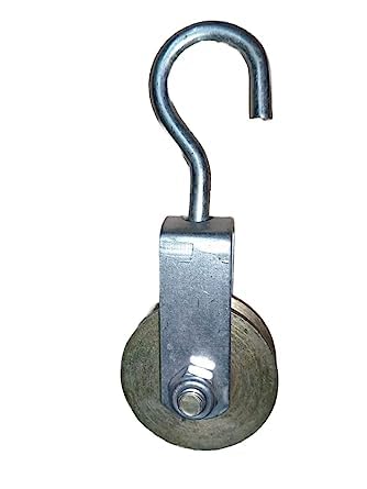 KeepItSecret Climbing Pulley trekking pulley jhanda pulley Metal Roller Pulley with Hook for Lifting Rope, Gym, Exercise, Pull up bar, Climbing, Hanging (2 Inch, Golden & silver, 1) (B0C7ZZYFHH) Amazon Price History, Amazon Price Tracker