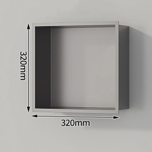 Étagère de douche en acier inoxydable gris Sk Sto Solut