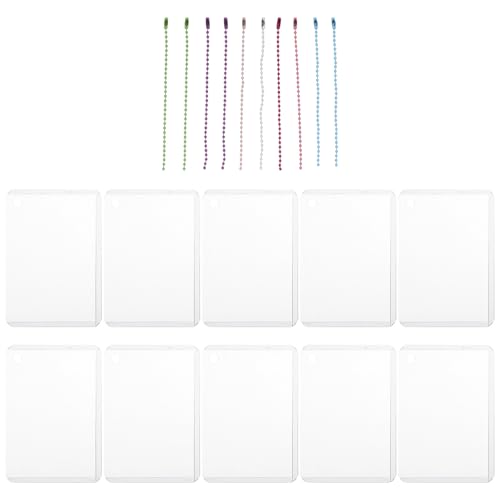 Porte-cartes photo en plastique transparent pour protection carte de jeu et mini photos