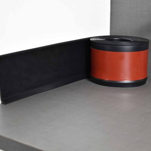 NEIQIUWING Zócalo de PVC suave de 4 metros, zócalo de plástico impermeable