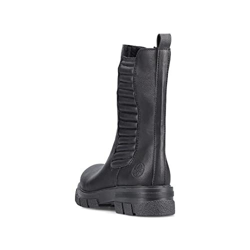 Rieker Damen Klassische Stiefeletten Z9181, Frauen Stiefeletten,Kurzstiefel,uebergangsschuhe,uebergangsstiefel,Boots,schwarz (00)… – Ansicht 3