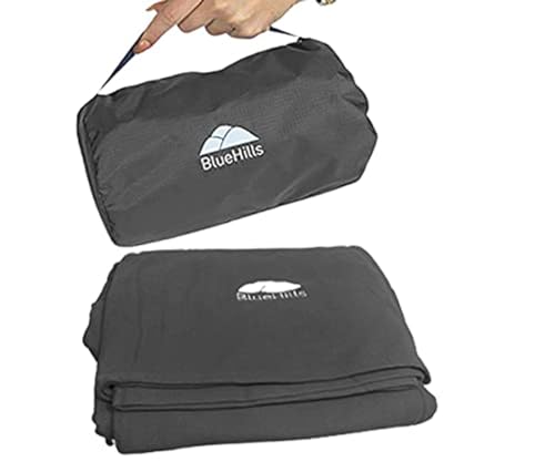 Bluehills TRAVEL BLANKET ULTRA COMPACT – C002 Ultra Compact Travel Blanket Pillow In Portable Bag Case Soft 70 X 56 cover