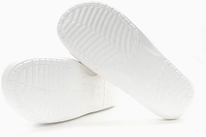 Crocs Unisex Classic Graphic Slide Sandals, Chai/White, Numeric_2 US Men | Image 6