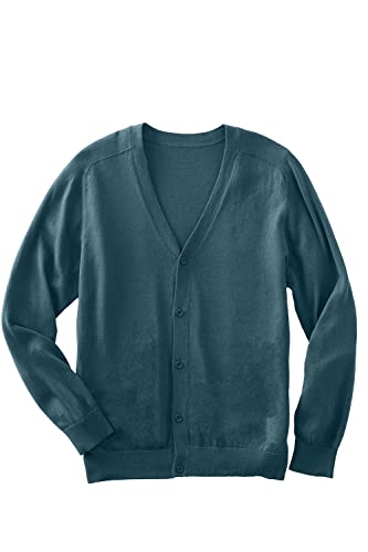 Men's Organic All-Cotton V-Neck Cardigan Sweater