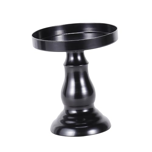 PRETYZOOM 1 Pc Puesto De Pastel Soporte Alto Para Pasteles Soportes Para Tartas Para Mesa De Postres Soportes Para Pasteles Para Fiestas Soporte De Exhibición De Pastel Black