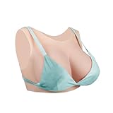 [OOKIIMIMI] シリコンバスト 女装バスト 偽乳 シリコンおっぱい ボディライン調整 人工乳房 コスプレ(普肌, Dカップ)