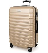 MoFut Hartschalen-Handgepäck Koffer – Reisekoffer mit 4 Drehbaren Rollen (360°) und 3 Stelige-Zahlenschloss (XL, 95L, Du 31jo%2BtWWxYL. AC SR166,182
