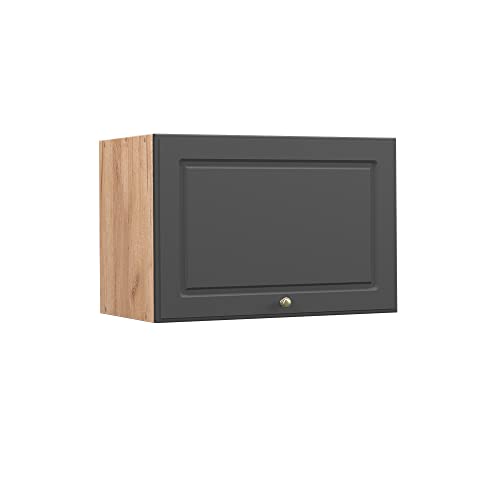 Vicco Hängeschrank Fame-Line, Anthrazit-Gold, 60 cm Flach, zur Kombination mit weiteren Modulen der Fame-Line Serie