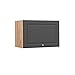 Produktbild Vicco Küchenschrank Küchenmöbel Fame-Line Landhaus Küche Einbauküche Küchenzeile Blende Unterschrank Hochschrank Hängeschrank (Eiche-Anthrazit-Gold, Hängeschrank 60 cm flach)