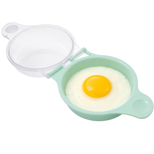 Microwave Egg Cooker for Sandwiches & Omelets – BPA-Free Microwave Egg Poacher, Fried Egg Maker, Omelet Maker, & Scrambled Egg Cooker – Cooks 2-3 eggs in less then 2 minutes Breakfast Maker by Dependable Industries Inc. Essentials