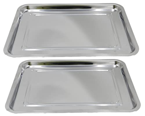 3463 PPLS ステンレストレー 4 浅型 39×29×1.5cm 2枚