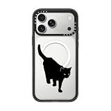 CASETiFY インパクトiPhone 17 Pro Max ケース [MagSafe対応/薄型 軽量/耐衝撃] - Spooky Black Cat - クリア ブラック