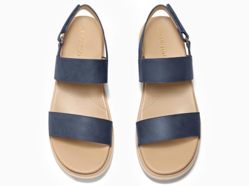 Image of Coutgo Women's Arch Support Adjustable Strap Flat Sandals