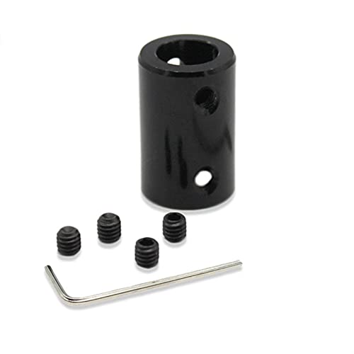 WAAZVXS Coupler 1pc 6mm/10mm/12mm Aluminum Alloy Rigid Shaft Coupling Rigid Coupler for Motor Transmission 16x25mm (Inner Diameter : 6mm 12mm)
