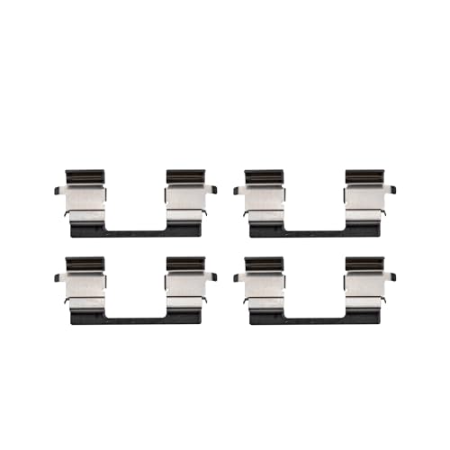 Image of Detroit Axle - 4 Cyl Front Brake Pads for 2003-2010 Honda Accord | Ceramic Brakes Pads w /Hardware 2004 2005 2006 2007 2008 2009 Replacement [for Vehicles w / 11.10 inch Front Rotors]
