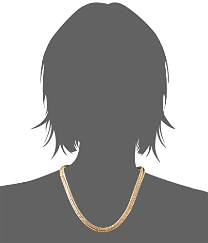 Anne Klein Classics Gold-Tone Flat Chain Necklace3