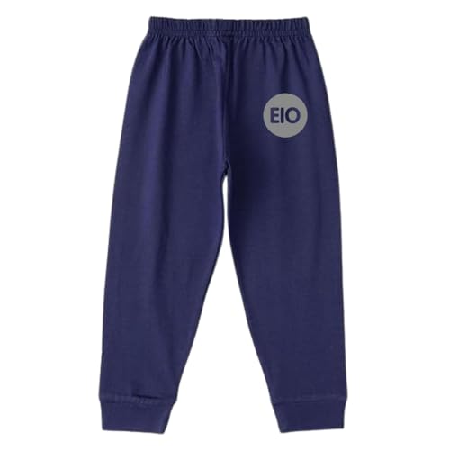 Image of EIO Unisex Cotton Pajama Pants for Boys & Girls Combo Pack | Kids & Baby Soft Sleepwear Pyjamas Combo Pack | Toddler Breathable Nightwear Bottoms