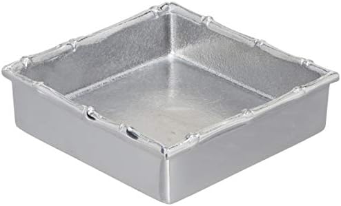 Mariposa Bamboo Napkin Box With Insert Silver Small image 5