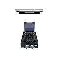 CAMPLUX 12 Inches RV Gas Cooktop and 22 Inches RV Range Hood Combo