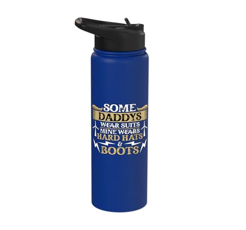 Some Daddys Wear Suits Windmill Operator Wind Turbine Tech Stainless Steel Insulated Water Bottle