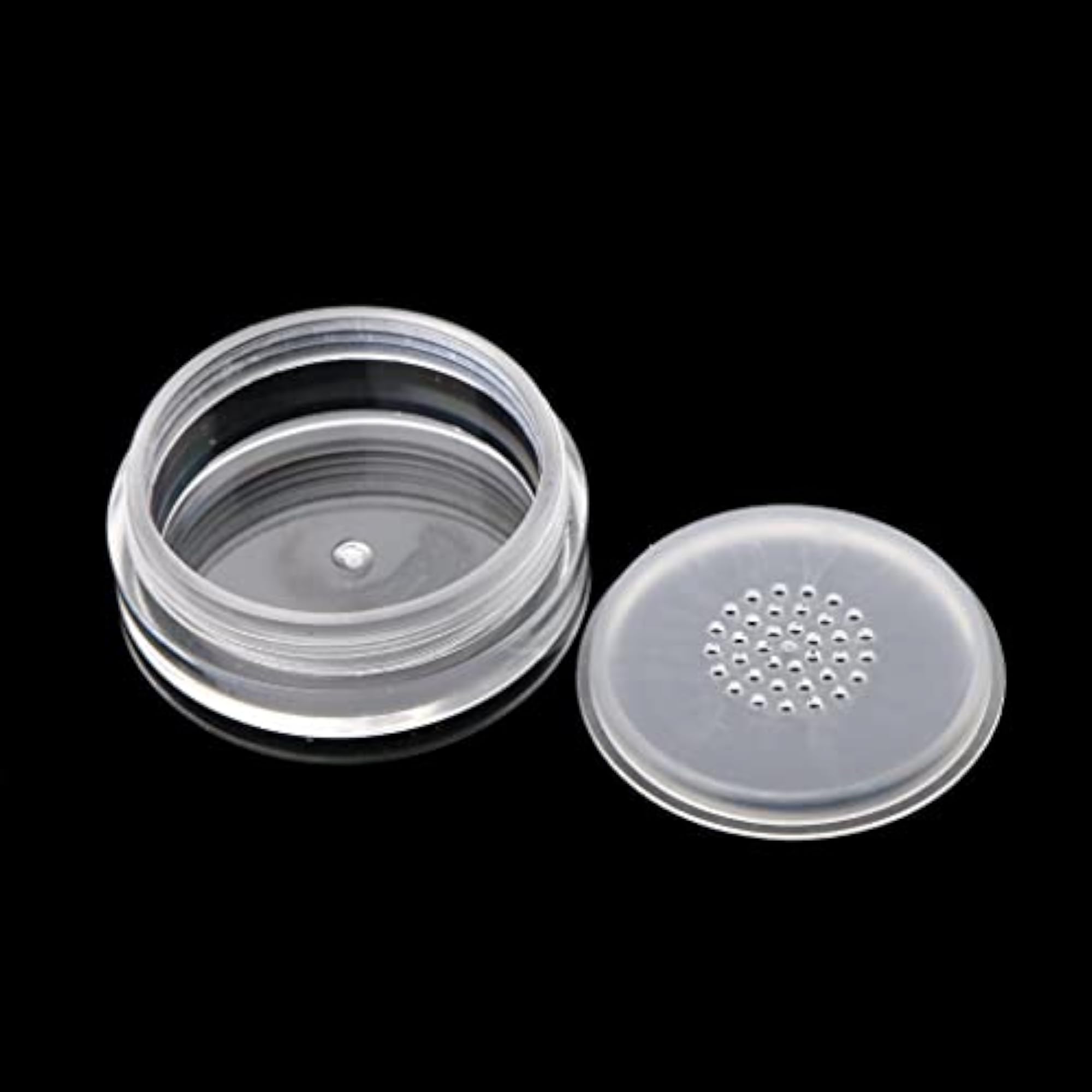 3x12PCS Plastic Empty Loose Powder Jar Pot Box Cosmetic Container