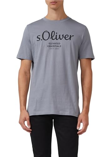 s.Oliver Baumwoll-T-Shirt mit Logo-Print – Ansicht 1