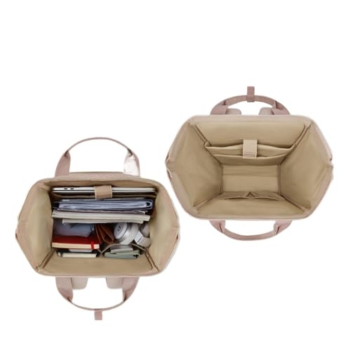 Backpack Women's Travel Backpack Large Capacity Wide Open Business 15.6 Inch Backpack Bags Large Capacity(Cool Black)3