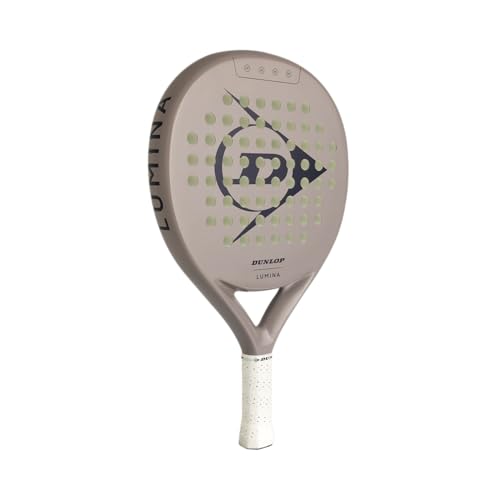 DUNLOP Padel Schläger Lumina Light Grey - Amazon Exclusive - Graphit Rahmen, Pro Eva Core, 365g