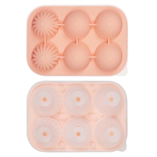 Molde para cubitos de hielo de silicona con tapa miniatura 1