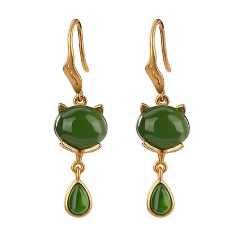LYGBAOFUL Pendientes de aro pequeños de Doble hilera, Pendientes de con Personalidad para Mujer M
