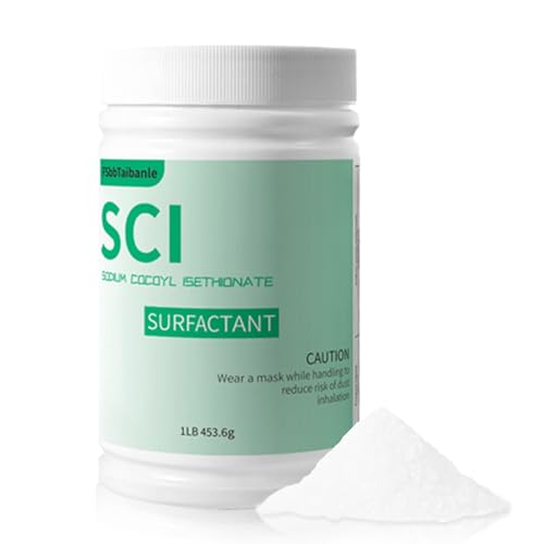 1 Pound Sodium Cocoyl Isethionate Premium Sodium Cocoyl Isethionate (SCI) Powder Amazing Bubbles Gentle on Skin Biodegradable Suitable for Making Bath Bombs