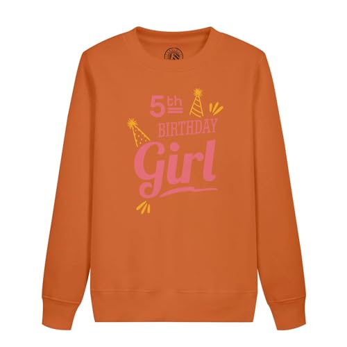 Sweatshirt sweatshirt enfant 5th birthday girl et cadeau fête fille