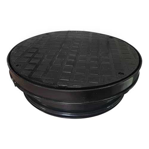 SHMOX 320mm Drain Cover Round Shape - Underground Drain Covers Outdoor (Round Cover)
