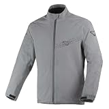 Macna Rainger Night Eye – Giacca Antipioggia Moto Impermeabile e Riflettente, Alta Visibilità, Leggera e Compatta, con Tasche e Ventilazione Permanente – Unisex (IT, Testo, XXL, 3XL, Regular, Regular)