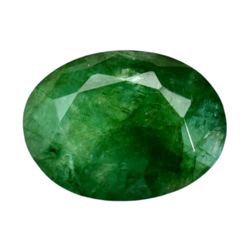Émeraude naturelle pour fabrication de bijoux, pierre en vrac 14,58 mm facettée