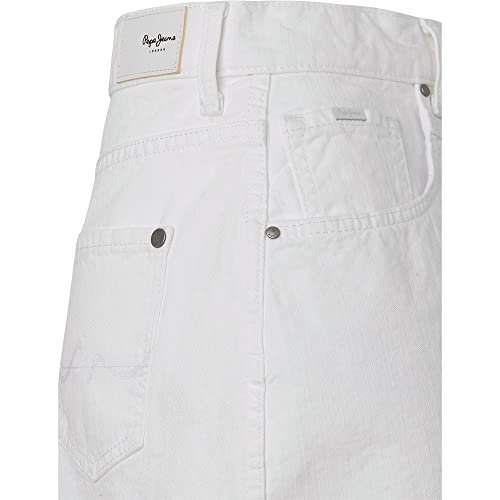 Pepe Jeans Para Mujer. PL900979TB1 Falta Rachel Denim Blanco (M), Casual, AlgodóN - 5