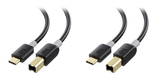 Cable Matters USB C �v�����^�[�P�[�u�� 1m USB B to C �P�[�u�� (× 2)