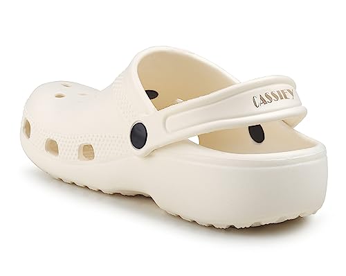 Image of CASSIEY Fashionable Comfortable Lightweight Platform Heels Clogs Slipper for Women's