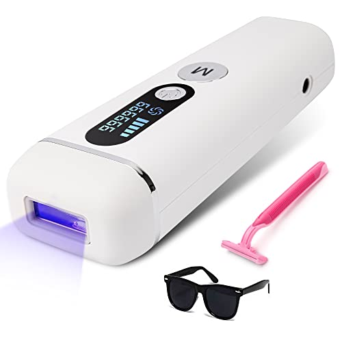 Vemoerce IPL Hair Removal for Women and Men â€“ Painless Permanent Laser Hair Removal at Home with IPL Technology â€“ 999999 Flashes and 5 Energy Modes â€“ Hair Removal for Bikini, Armpits, Legs, Arms