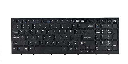 Image of Wefly Laptop Keyboard Compatible for Sony PCG- 71811W Sony vaio Eh Series Laptop (Black)
